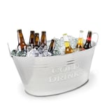 Metal Ice Bucket Drinks Cooler Wine Champagne Can Chiller Beer Bottle Party Tub