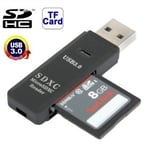 24 USB 3.0 kortläsare för Micro-SD och SD(HC)