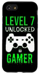 iPhone SE (2020) / 7 / 8 Level 7 Unlocked Gamer - Funny Gamer 7th Birthday Case