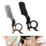 Hair Cut Razor Solid Straight Shaving Barber Type Knife To Onesize