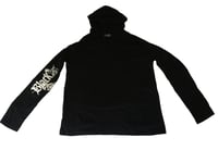 Paco Rabanne Long Sleeve Black XS Hooded Shirt Brand New Hoodie - Large