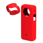 1Set Silicone Case Dustproof Case for Insta 360 X3 Panoramic Action Camera
