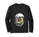 Forest Halloween witch magic fairy tale Long Sleeve T-Shirt