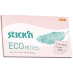 Notisblock ECO 76x127 100 Blad Rosa