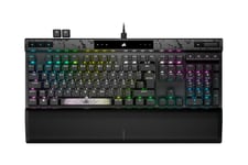 CORSAIR K70 MAX RGB - tastatur - QWERTZ - tysk - stålgrå