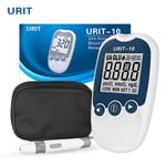 2-i-1 medicinsk blodsockermätare för diabetes gikt testare monitor testremsa glukometer diabetes 50 urinsyratestremsor