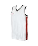 Nike Womens Supreme Tank Top Satin Sports Vest White 119802 101 Textile - Size X-Large