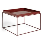 Tray Table 60 x 60 cm Chocolate High Gloss