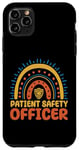 Coque pour iPhone 11 Pro Max Agent de sécurité des patients Boho Rainbow Wear Healthcare Safety