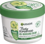 Garnier Body Superfood, Nourishing Body Cream, with Avocado & Omega 6, Body Crea