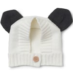 Liewood Villas knit wool baby hat panda – creme de la creme - 3-6m