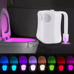 RGB lampe til toilet med bevægelsessensor
