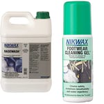 Nikwax Base Wash High Performance Cleaner - 5lt & See Description Gel, Blue, 125 ml