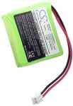 Kompatibelt med Swisscom Aton CL-102, 2.4V, 500 mAh