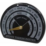 Thermomètre magnétique de poêle de ventilateur de cheminée en bois avec des outils de bbq à la maison de sonde - Ccykxa