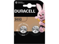 Duracell - Batteri 2 X Cr2032 - Li - 180 Mah