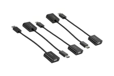 StarTech.com 5-Pack DisplayPort to VGA Adapter, DisplayPort 1.2 HBR2 to VGA Active Adapter, Digital DP to Analog VGA Video Converter Dongle, DisplayPort Male to VGA Female Monitor Adapter - Active DP 1.2 to VGA (DP2VGA3X5) - videoadapter - DisplayPort til