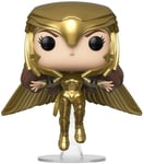 BOX DAMAGED!! Funko Pop! Heroes: Wonder Woman 1984 - Gold Flying Pose #324