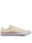 Converse Unisex Ox Trainers - Off White, Off White, Size 11, Women