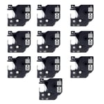 10 Black on White Label Cassette For Dymo LabelManager 420P 450 450D PC A45013