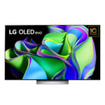 LG OLED evo OLED55C34LA.API TV 139,7 cm (55 ) 4K Ultra HD Smart TV Wifi Argent - Neuf