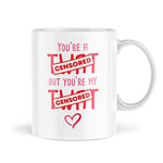 Funny Mugs Valentines Day Mug You're A Tw*t but You're My Tw*t Leaving Work Mug Colleague Office Birthday Novelty Naughty Profanity Banter Joke Coffee Cup MBH538