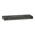 NETGEAR 15-Port PoE+ Gigabit Ethernet Plus Desktop Switch with 1 SFP P