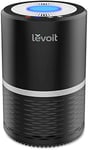 Levoit Air Purifiers for Home Allergies with True HEPA Filter, Display Off, 3 Speeds, Night Light, Filter Change Reminder, Quiet Air Filter for Dust, Smoke, Pollen, Pets, Hay Fever, LV-H132 Black