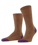 FALKE Men's Dot Socks, Cotton, Brown (Tawny 5124), 5.5-8 (1 Pair)