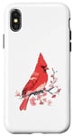 Coque pour iPhone X/XS Rouge cardinal