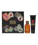 Dsquared2 Mens Wood 2 Piece Gift Set: Eau De Toilette 100ml - Shower Gel 150ml - Orange - One Size