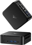 Mini PC Windows 11 NiPoGi AMD Ryzen 7 5700U,16 Go RAM DDR4 512 Go SSD,4K UHD,WIFI BT5.2,Noir