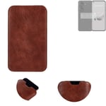 phone case for Asus Zenfone 10 sleeve cover pouch brown 
