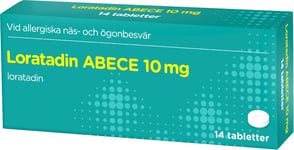 ABECE Loratadin Tablett 10 mg 14 st