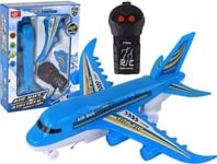 Leantoys Fjärrstyrt Flygplan R/C Ljus Blå Diy