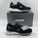 NEW BALANCE 992BL MADE IN USA SUEDE BLACK MENS TRAINERS BRAND NEW