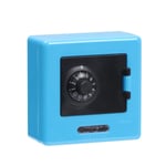 Mini Safety Box Piggy Bank Password Lock Blue