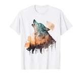 Howling Wolves Wolf Wild Animal Wolf Lover Nature Life T-Shirt
