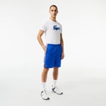 Short homme Lacoste Tennis polyester recyclé Taille 4XL Bleu Electrique