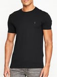 AllSaints Tonic Crew Neck T-Shirt - Black, Black, Size M, Men