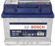 Bosch SLI S4 005 60Ah - Bilbatteri / Startbatteri - Volvo - VW - Toyota - Renault - Peugeot - Skoda - Audi - Citroen