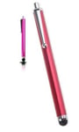 RED/PINK Capacitive/Resistive Touchscreen Stylus Pen suitable Compatible with Apple Ipad/2/3/4/ Ipad Mini Samsung Note 10.1 Galaxy Tab Google Nexus 7 Kindle Fire HD Sony Xperia Tablet S Asus Transformer Pad Infinity Motorola Xoom BlackBerry Playbook HP Sl