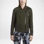 Women's Nike Tech Fleece Aeroloft 800 Moto Jacket Sz XS Cargo Khaki 683938 325