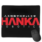 Ghost in The Shell Hanka Robotics, Trucker Cap Customized Designs Non-Slip Rubber Base Gaming Mouse Pads for Mac,22cm×18cm， Pc, Computers. Ideal for Working Or Game