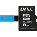 Pack Support de Stockage Rapide et Performant : Clé USB - 2.0 - Séries Runners - 32 Go + Carte MicroSDHC - Gamme Classic - Classe 10-8 GB
