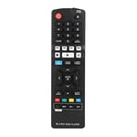 Universal Smart BluRay Disc DVD Player TV Remote Control Replacement for AKB73735801 BP330 BP530 BP540 BPM53 - Black