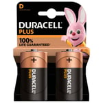 Duracell Plus MN1300 D batteri 2-pack