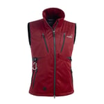 Arrak Outdoor Softshellvest Acadia W Dark red XS