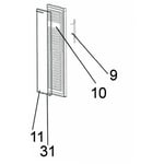 FAR - Joint de porte repère 11 (53030033) Réfrigérateur, congélateur continental edison, curtiss, domeos generiss, proline, saba, tecnolec