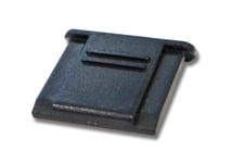 vhbw Cache griffe pour sabot de flash compatible avec Panasonic Lumix DMC-GX7 appareil photo reflex DSLR, noir, plastique